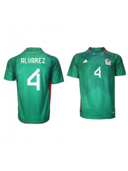 Mexiko Edson Alvarez #4 Heimtrikot WM 2022 Kurzarm